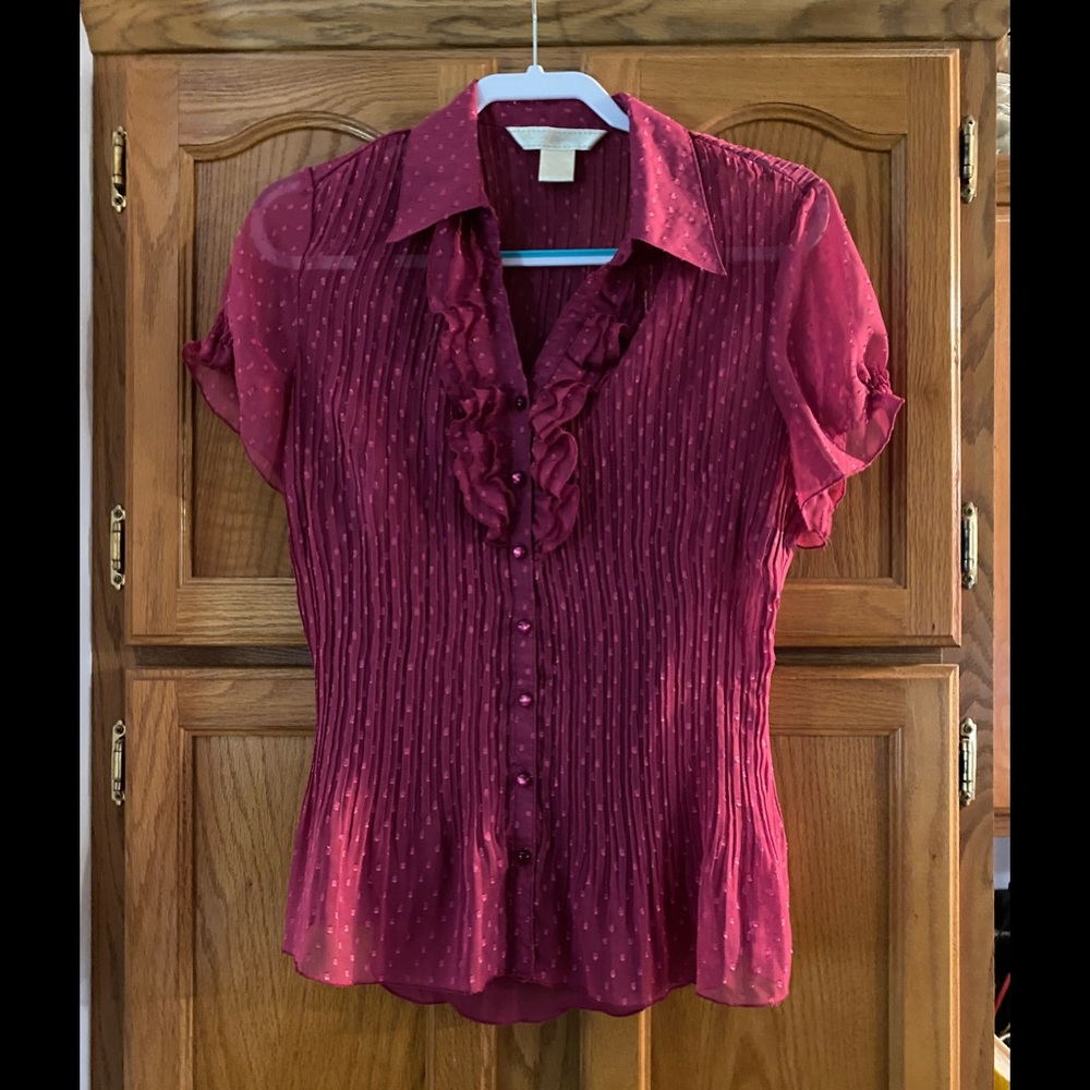 EUC -  Beautiful raspberry color 2 Piece top